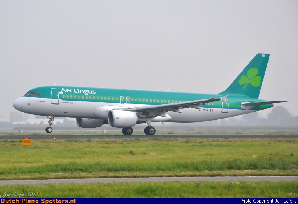 EI-DEH Airbus A320 Aer Lingus by Jan Lefers