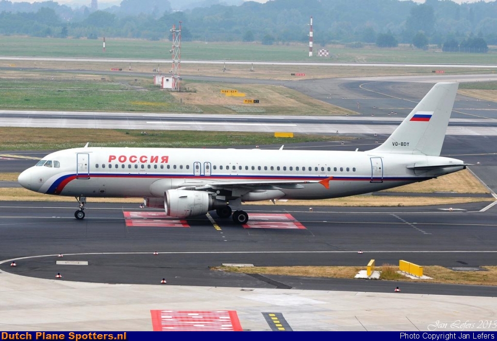 VQ-BDY Airbus A320 Rossiya Airlines by Jan Lefers