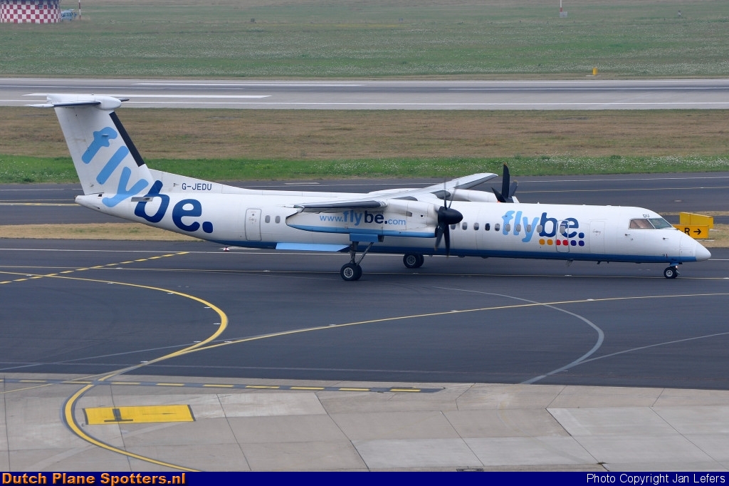 G-JEDU Bombardier Dash 8-Q400 Flybe by Jan Lefers