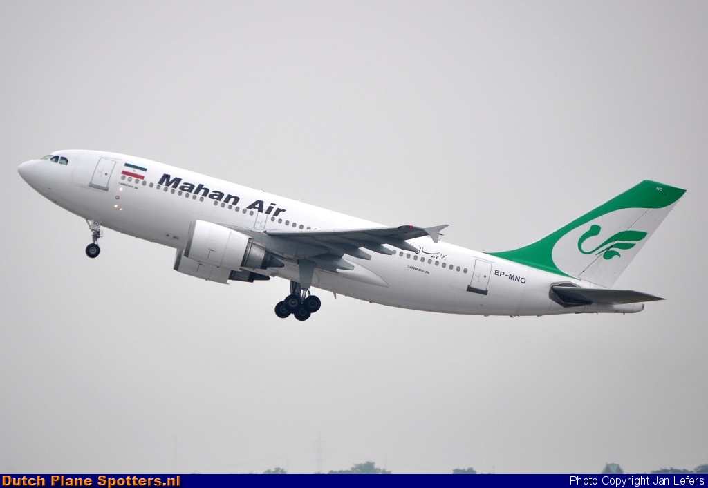 EP-MNO Airbus A310 Mahan Air by Jan Lefers