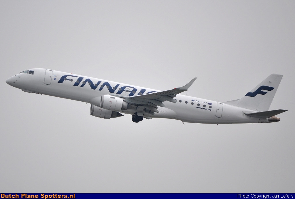 OH-LKO Embraer 190 Finnair by Jan Lefers