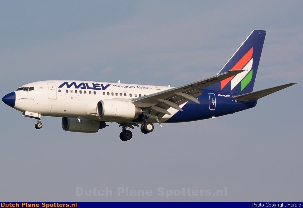 HA-LOE Boeing 737-600 Malev Hungarian Airlines by Harald Eulenberg