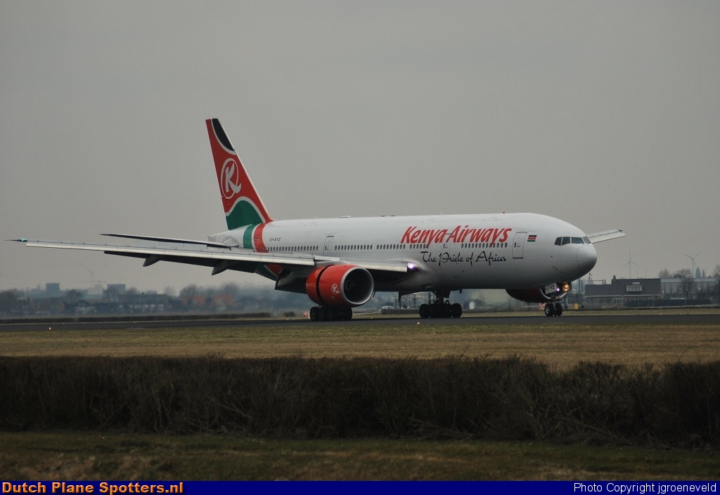 5Y-KYZ Boeing 777-200 Kenya Airways by jgroeneveld