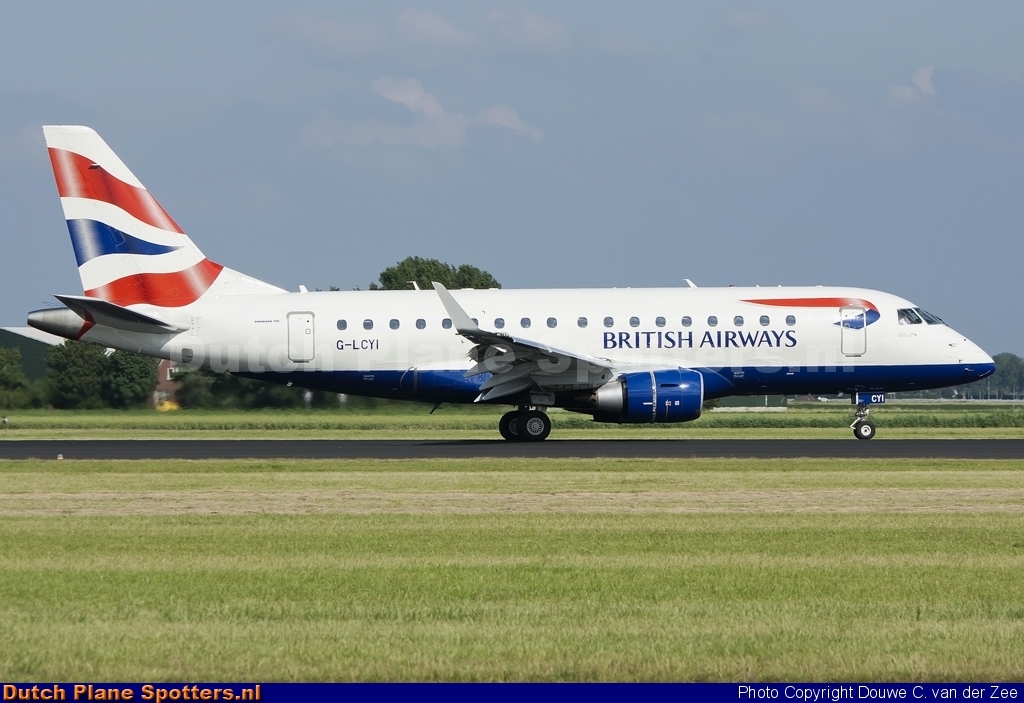 G-LCYI Embraer 170 BA CityFlyer (British Airways) by Douwe C. van der Zee