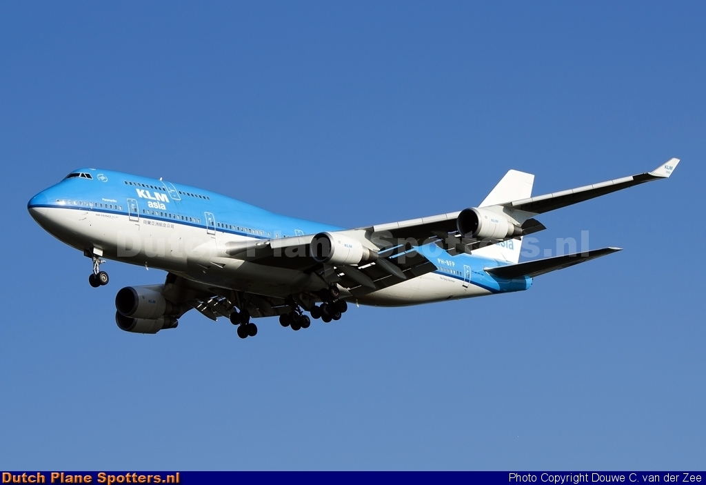 PH-BFP Boeing 747-400 KLM Asia by Douwe C. van der Zee
