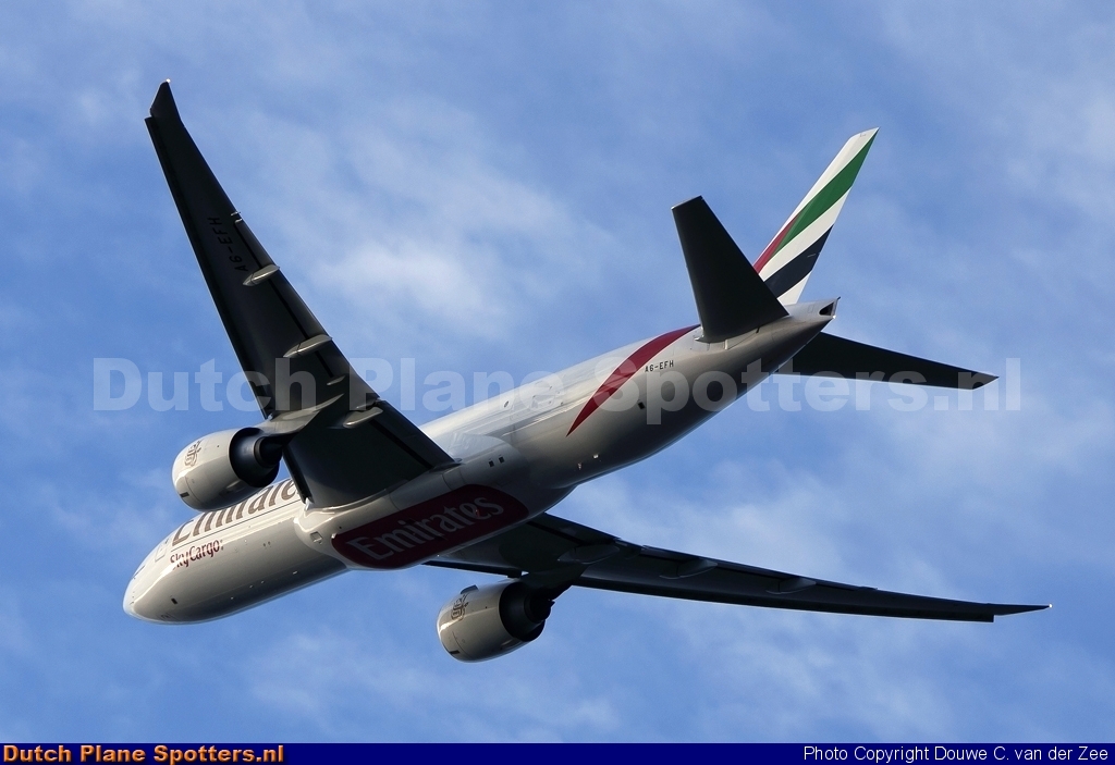 A6-EFH Boeing 777-F Emirates Sky Cargo by Douwe C. van der Zee