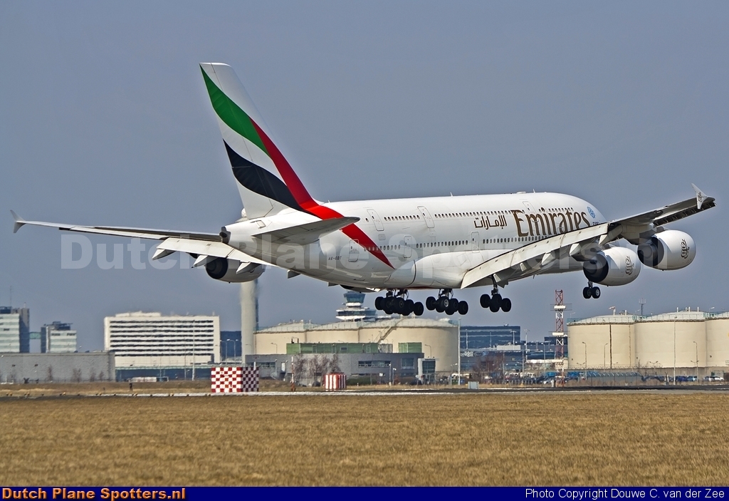 A6-EDT Airbus A380-800 Emirates by Douwe C. van der Zee