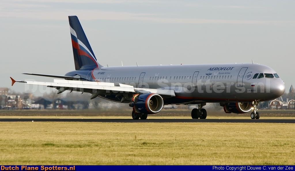 VP-BOC Airbus A321 Aeroflot - Russian Airlines by Douwe C. van der Zee