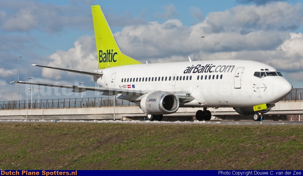 YL-BBD Boeing 737-500 Air Baltic by Douwe C. van der Zee