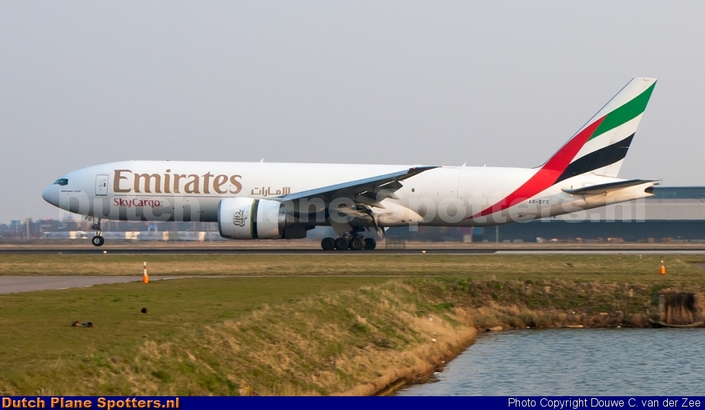 A6-EFD Boeing 777-F Emirates Sky Cargo by Douwe C. van der Zee