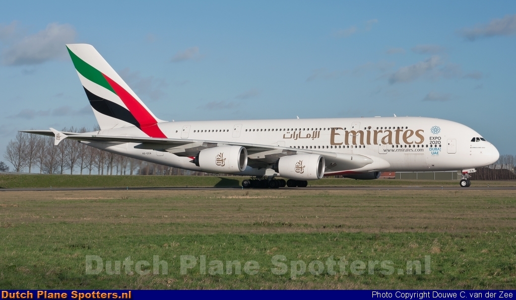 A6-EEN Airbus A380-800 Emirates by Douwe C. van der Zee