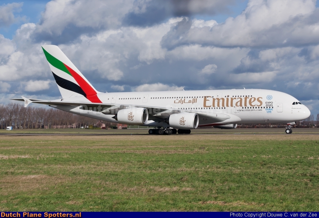 A6-EOU Airbus A380-800 Emirates by Douwe C. van der Zee
