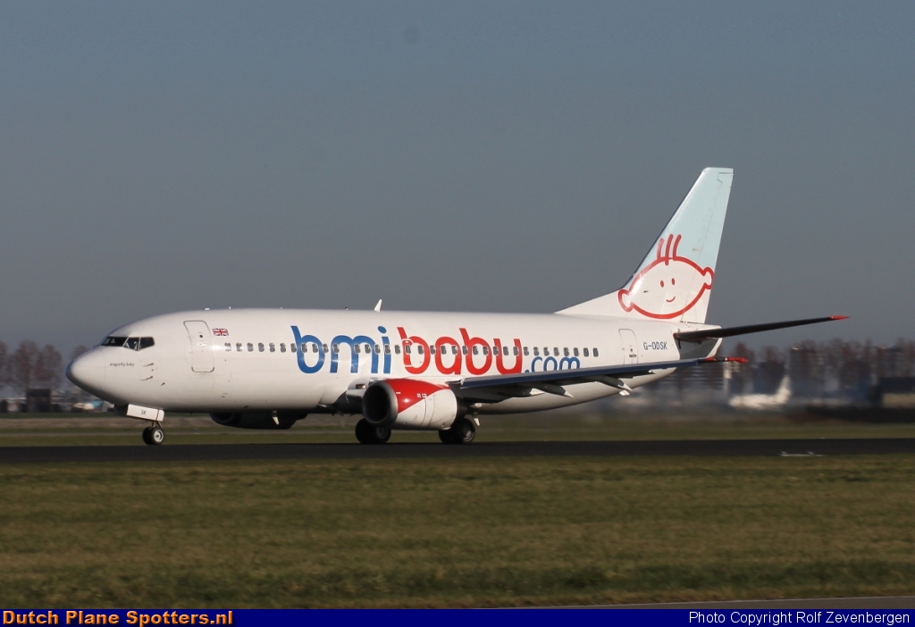 G-ODSK Boeing 737-300 BMI Baby by Rolf Zevenbergen