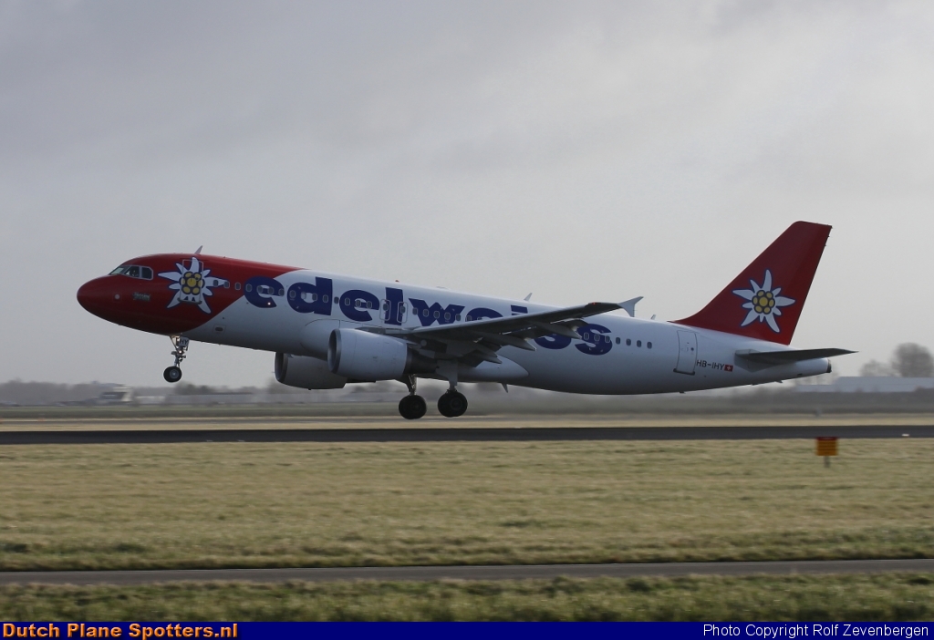 HB-IHY Airbus A320 Edelweiss Air by Rolf Zevenbergen