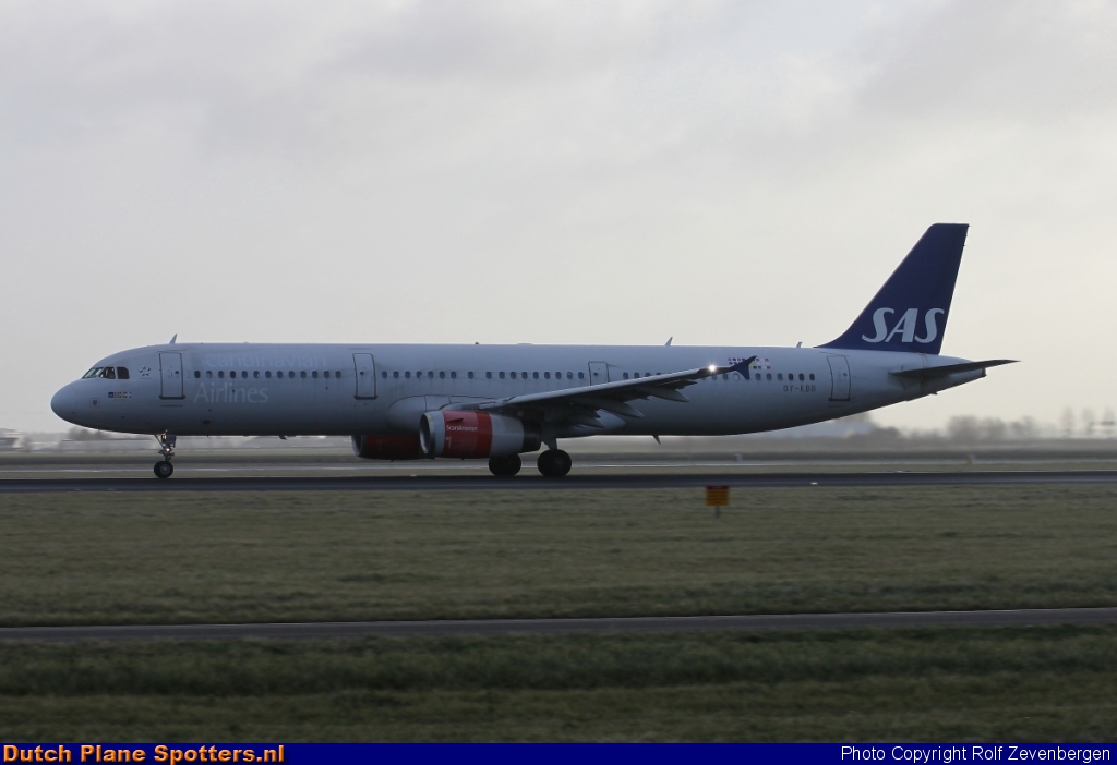 OY-KBB Airbus A321 SAS Scandinavian Airlines by Rolf Zevenbergen