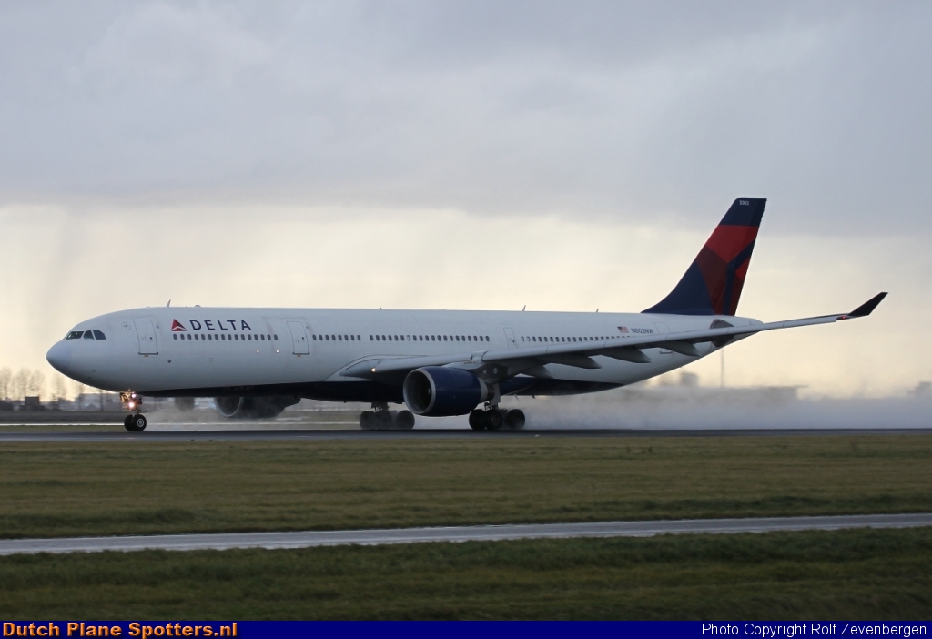 N803NW Airbus A330-300 Delta Airlines by Rolf Zevenbergen