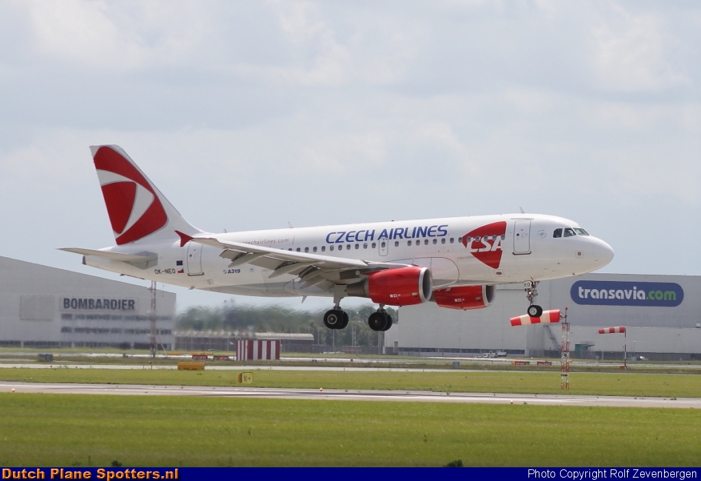 OK-NEO Airbus A319 CSA Czech Airlines by Rolf Zevenbergen
