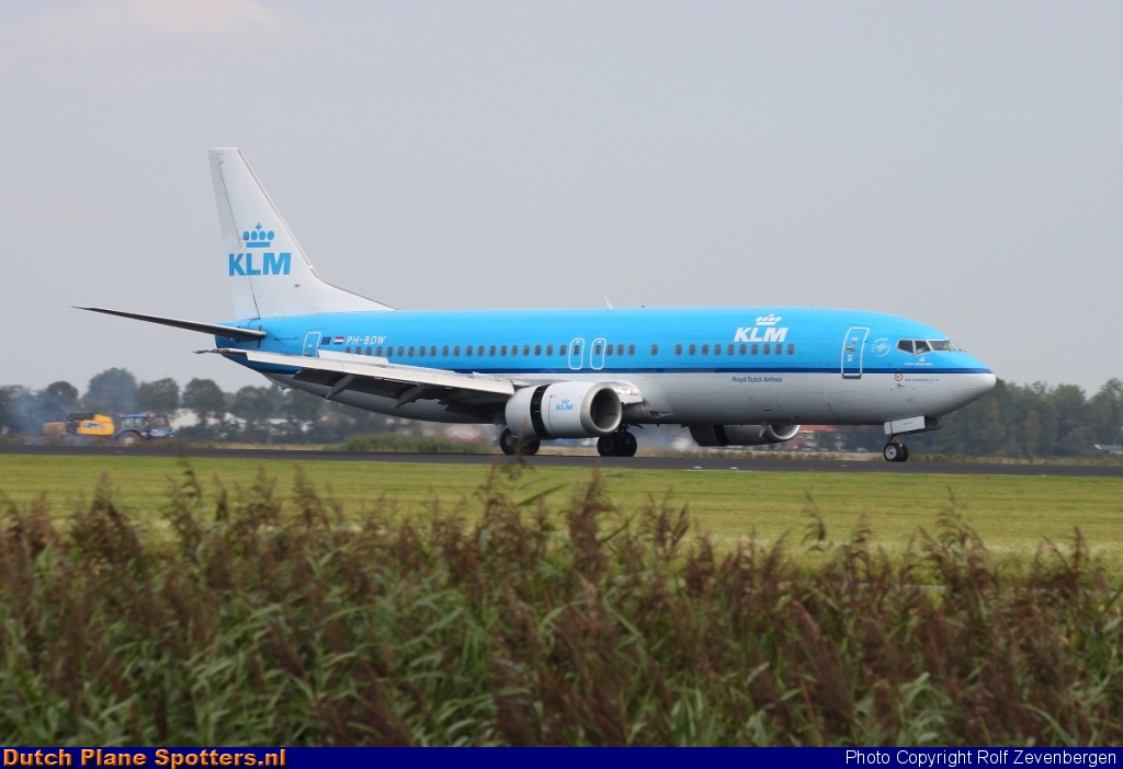 PH-BDW Boeing 737-400 KLM Royal Dutch Airlines by Rolf Zevenbergen