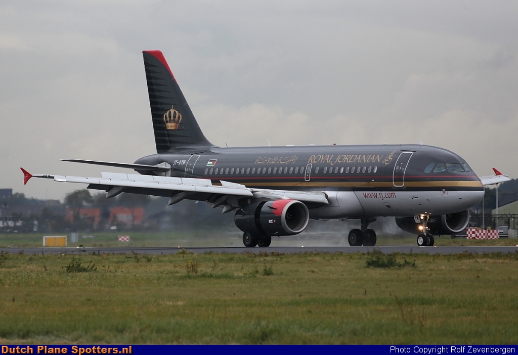 JY-AYM Airbus A319 Royal Jordanian Airlines by Rolf Zevenbergen
