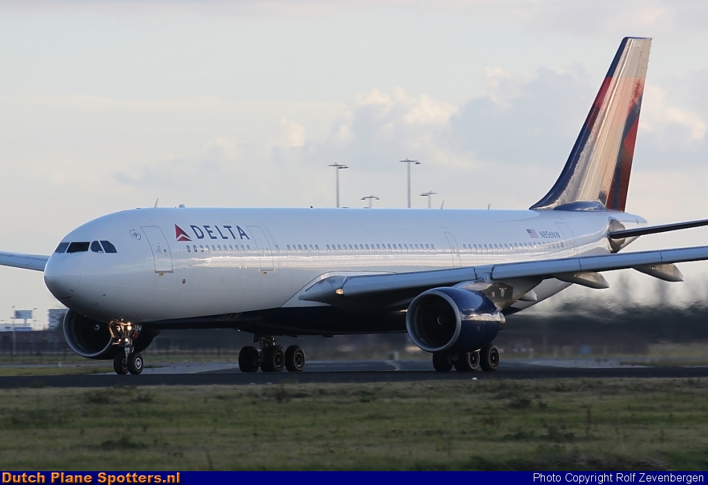 N856NW Airbus A330-200 Delta Airlines by Rolf Zevenbergen