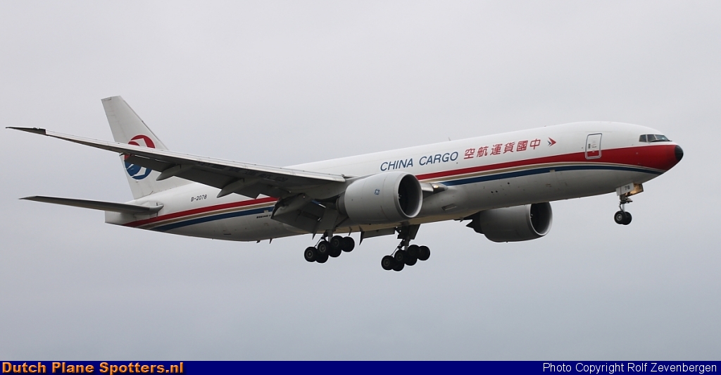B-2078 Boeing 777-F China Cargo Airlines by Rolf Zevenbergen