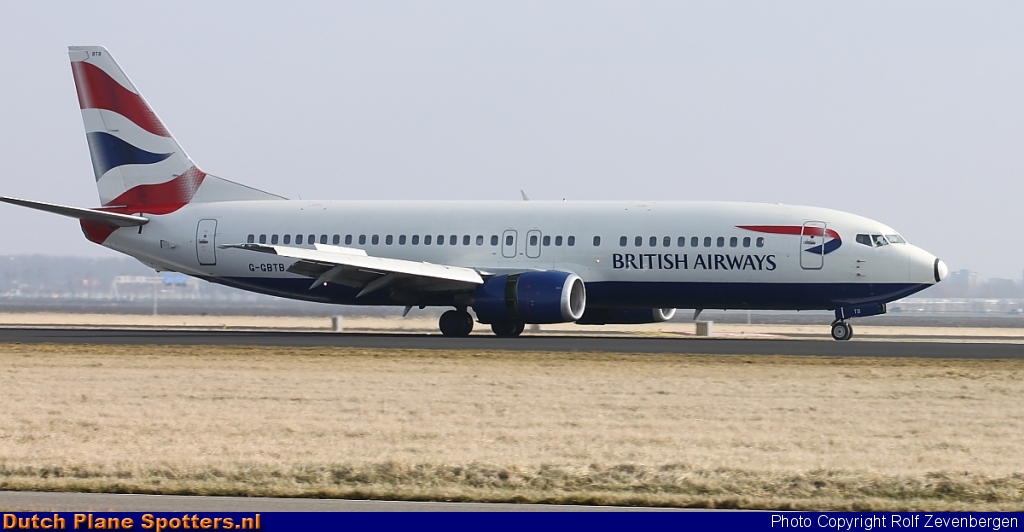 G-GBTB Boeing 737-400 British Airways by Rolf Zevenbergen
