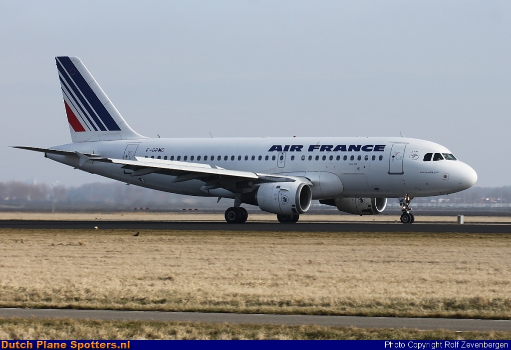 F-GPMC Airbus A319 Air France by Rolf Zevenbergen