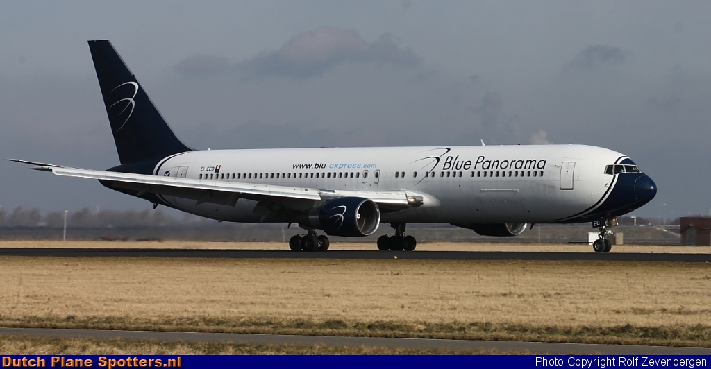 EI-EED Boeing 767-300 Blue Panorama Airlines by Rolf Zevenbergen