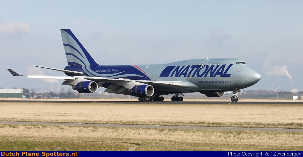 N949CA Boeing 747-400 National Airlines by Rolf Zevenbergen