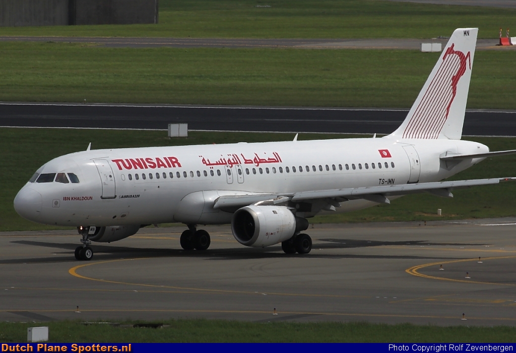 TS-IMN Airbus A320 Tunisair by Rolf Zevenbergen