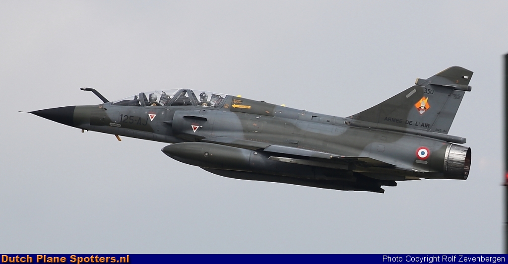 350 / 125-AJ Dassault Mirage 2000 MIL - French Air Force by Rolf Zevenbergen