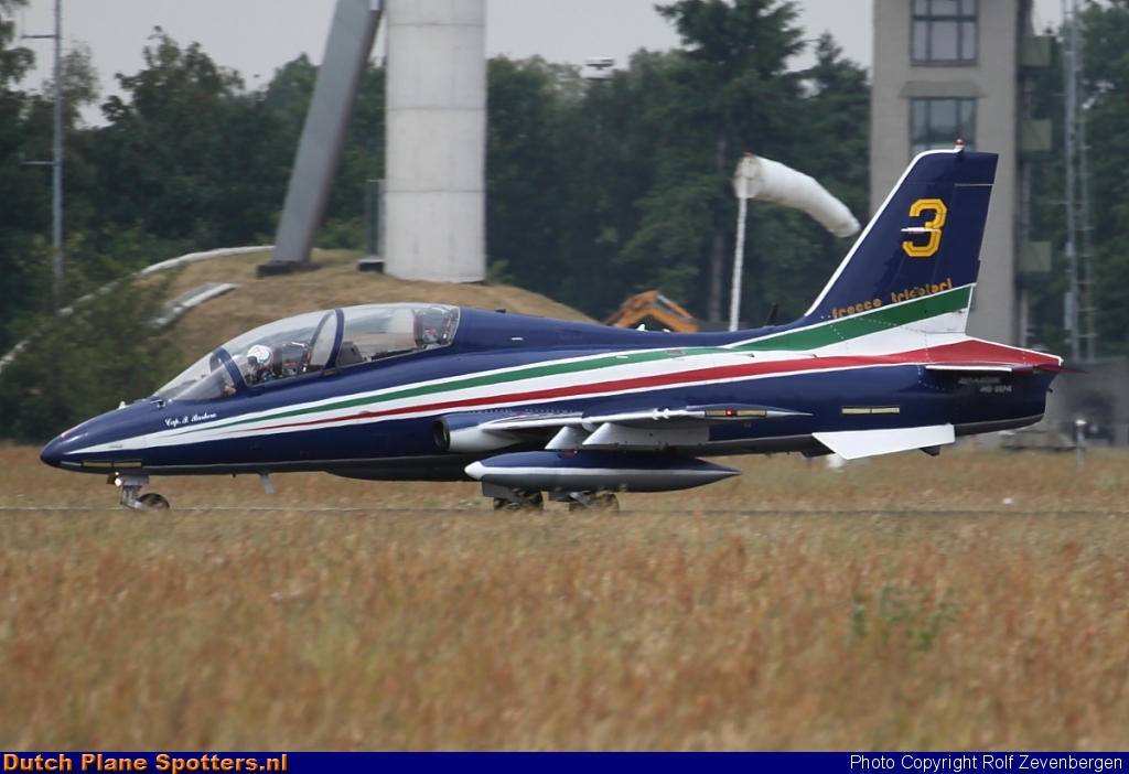 MM54534/3 Aermacchi MB-339 MIL - Italian Air Force (Frecce Tricolori) by Rolf Zevenbergen