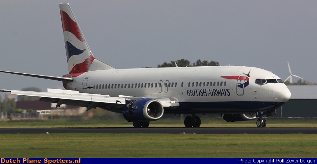 G-DOCT Boeing 737-400 British Airways by Rolf Zevenbergen