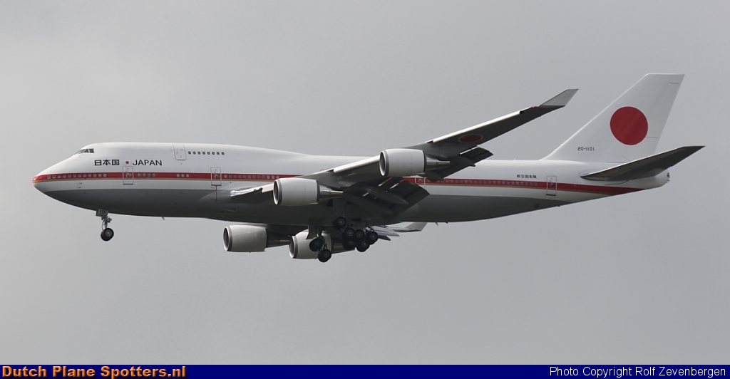 20-1101 Boeing 747-400 Japan - Government by Rolf Zevenbergen