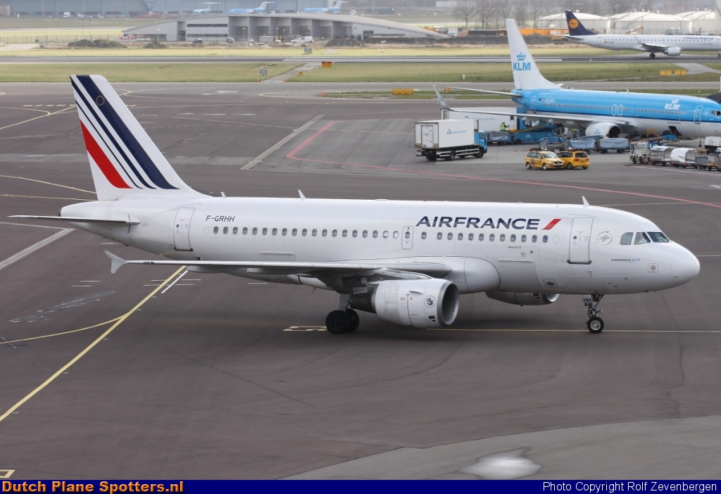 F-GRHH Airbus A319 Air France by Rolf Zevenbergen