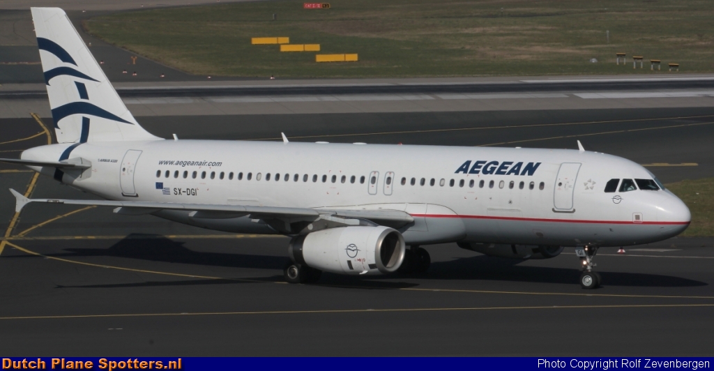 SP-DGI Airbus A320 Aegean Airlines by Rolf Zevenbergen