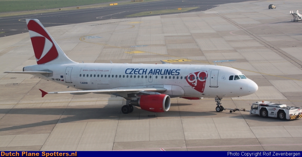 OK-NEM Airbus A319 CSA Czech Airlines by Rolf Zevenbergen