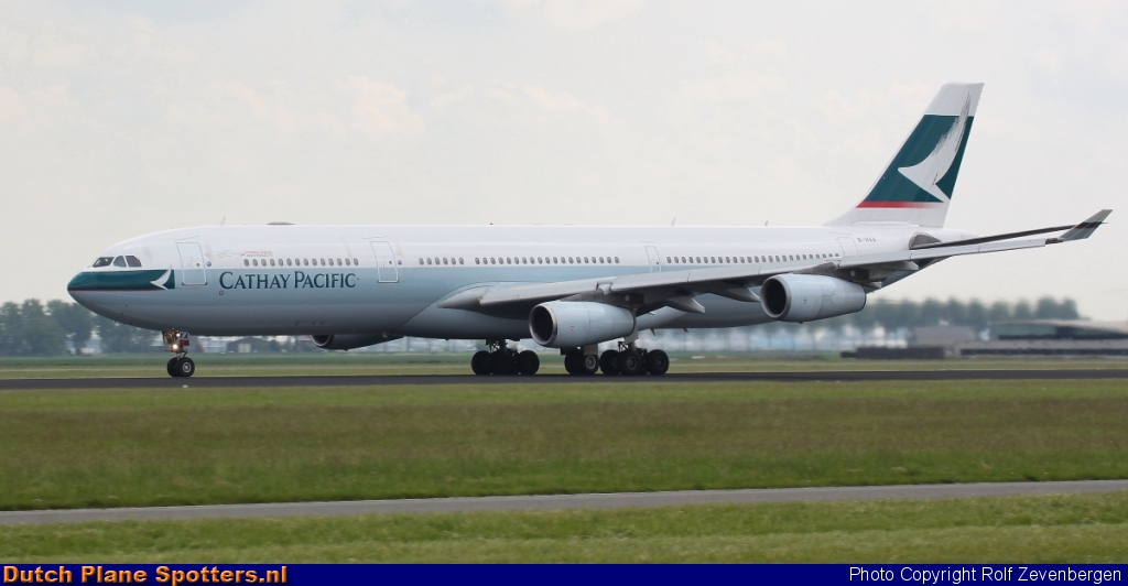 B-HXA Airbus A340-300 Cathay Pacific by Rolf Zevenbergen