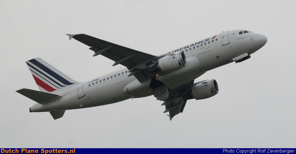 F-GPME Airbus A319 Air France by Rolf Zevenbergen