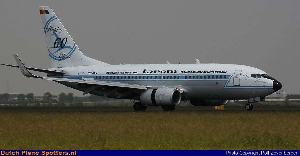 YR-BGG Boeing 737-700 TAROM by Rolf Zevenbergen