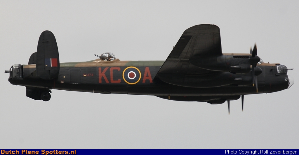 PA474 Avro Lancaster B.1 MIL - British Royal Air Force - Battle of Britain Memorial Flight (BBMF) by Rolf Zevenbergen