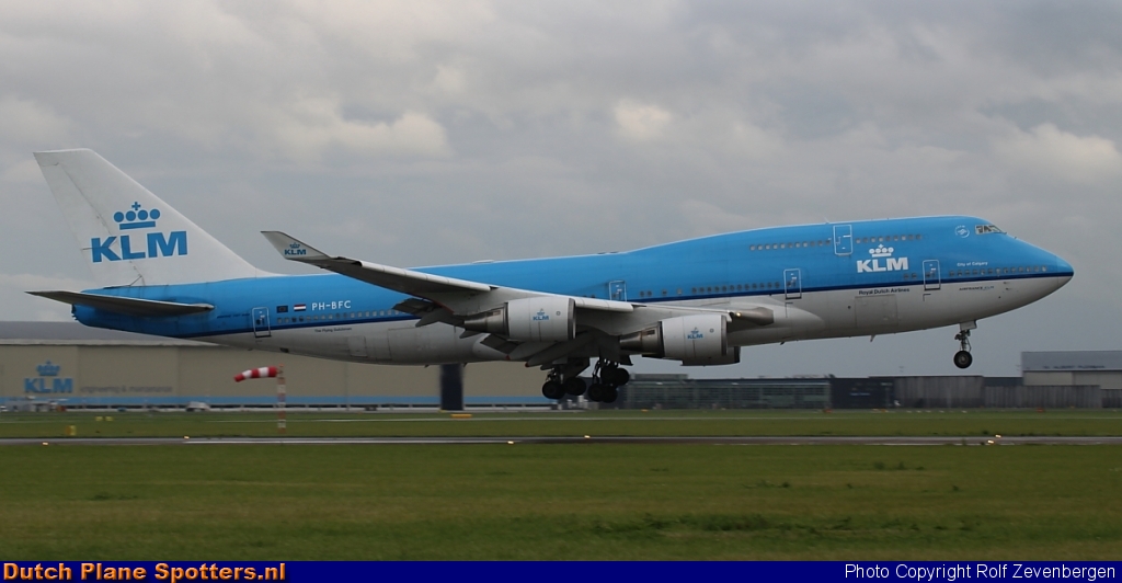 PH-BFC Boeing 747-400 KLM Royal Dutch Airlines by Rolf Zevenbergen