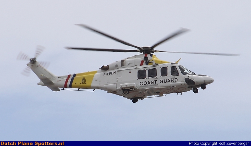 PH-FBH Agusta-Westland AW-139 Caribbean Coast Guard by Rolf Zevenbergen