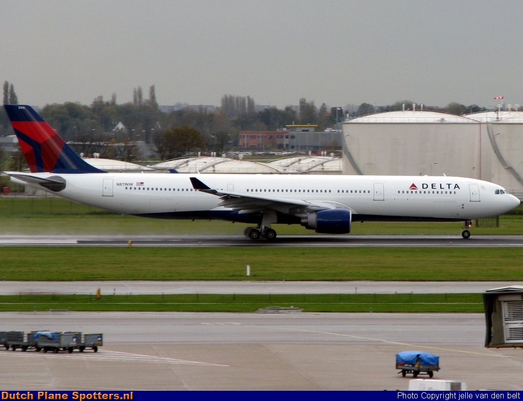 N811NW Airbus A330-300 Delta Airlines by Jelle van den Belt