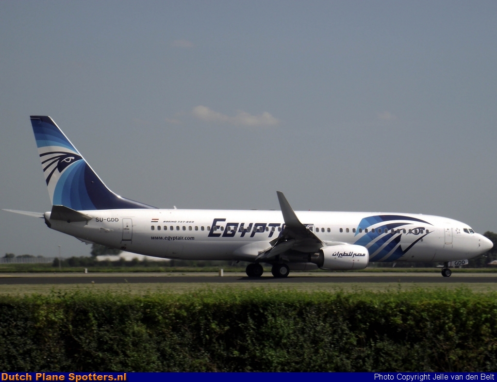 SU-GDD Boeing 737-800 Egypt Air by Jelle van den Belt