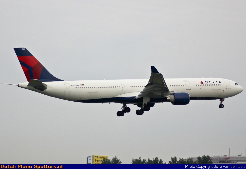N812NW Airbus A330-300 Delta Airlines by Jelle van den Belt