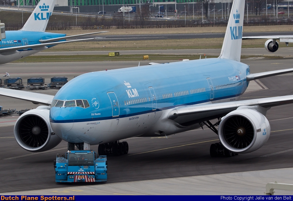 PH-BQO Boeing 777-200 KLM Royal Dutch Airlines by Jelle van den Belt