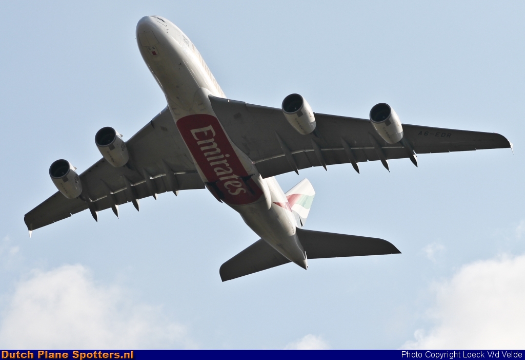 A6-EDR Airbus A380-800 Emirates by Loeck V/d Velde