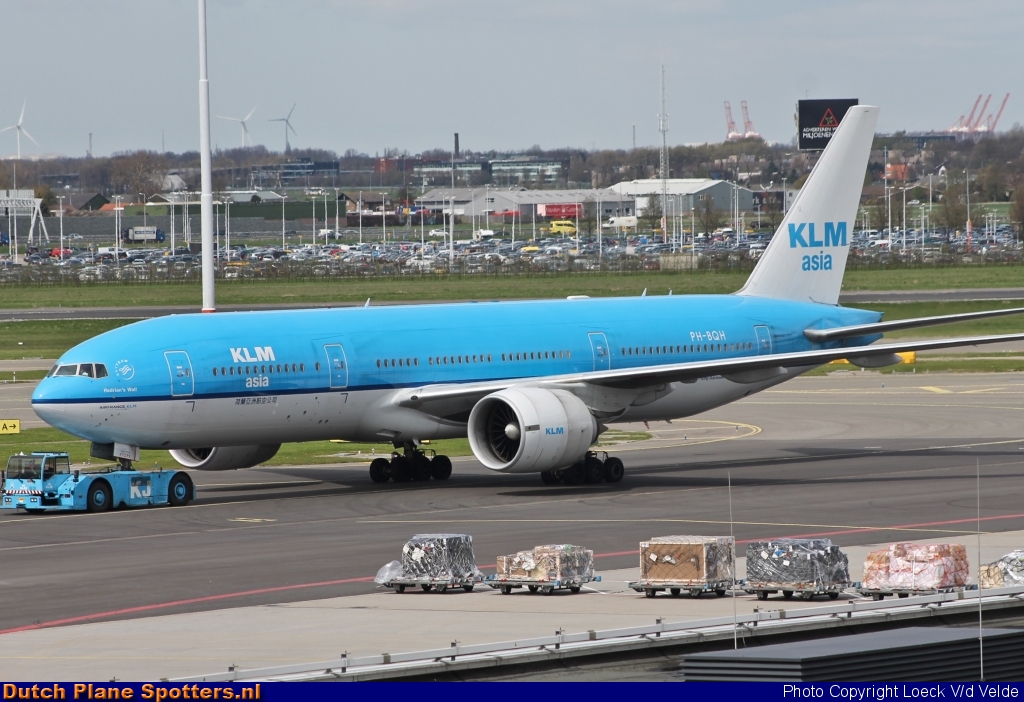 PH-BQH Boeing 777-200 KLM Asia by Loeck V/d Velde