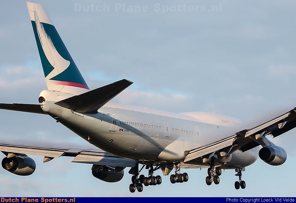 B-HUI Boeing 747-400 Cathay Pacific by Loeck V/d Velde